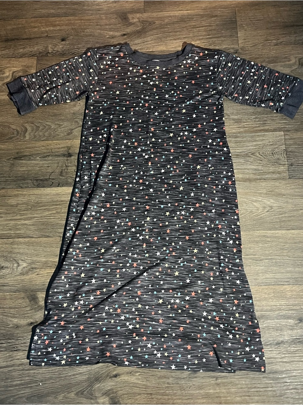Small Dark grey + Multicolor Nightgown